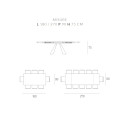 Tavolo Taurus 180 allungabile Target Point Dimensioni