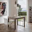 Tavolo Tecno Premium 130 allungabile 390 Itamoby noce