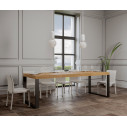 Tavolo Tecno Premium 130 allungabile 390 Itamoby quercia natura 