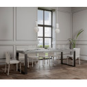 Tavolo Tecno Premium 180 allungabile 284 Itamoby cemento aperto