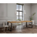 Tavolo Tecno Premium 180 allungabile 284 Itamoby quercia natura aperto