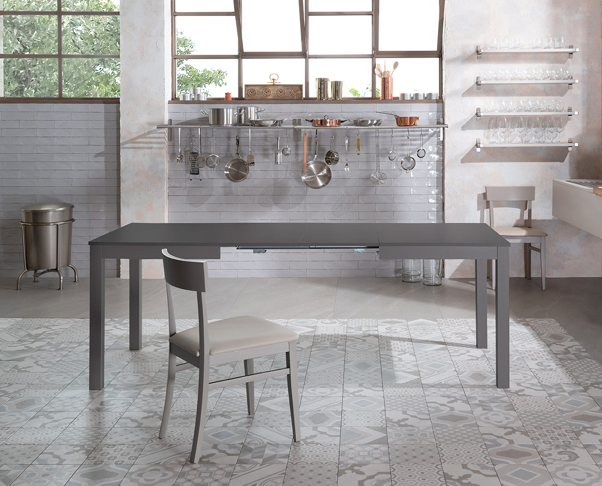 In-Trading 07163 Tavolo Mobile Cromato Table Maxx - Regolabile In Altezza Con Ruote - 2