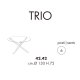Tavolo Trio 42.42 Ø 130 Ingenia Casa Dimensioni