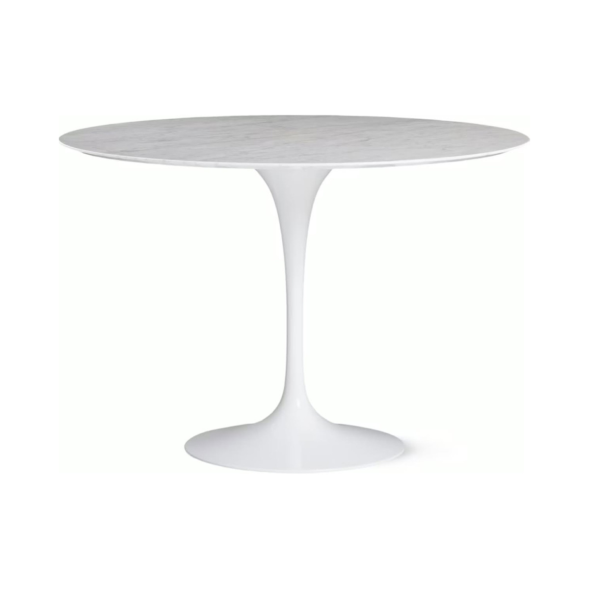 Knoll Saarinen Tavolo Tulip Ø 107 Marmo Statuarietto