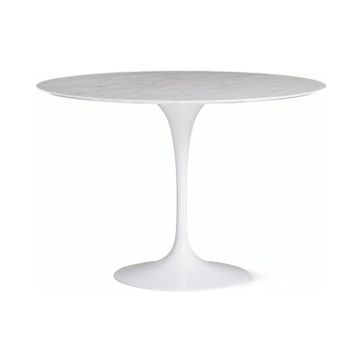 Knoll Saarinen Tavolo Tulip Ø 107 Marmo Statuarietto
