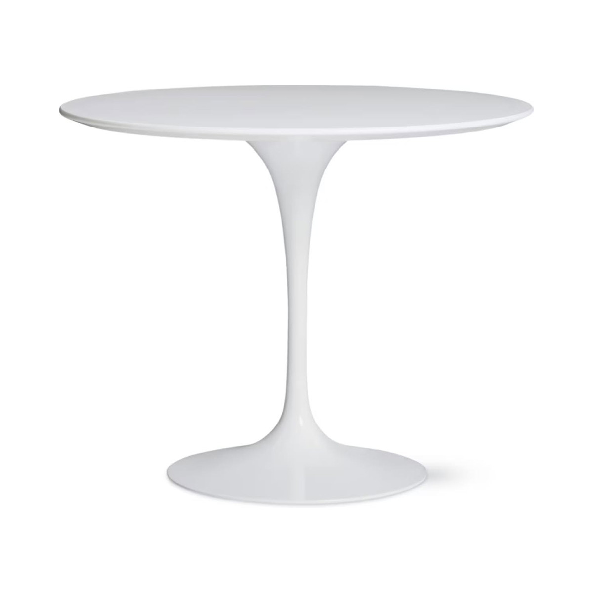 Knoll Saarinen Tavolo Tulip Ø 91 Laminato Bianco
