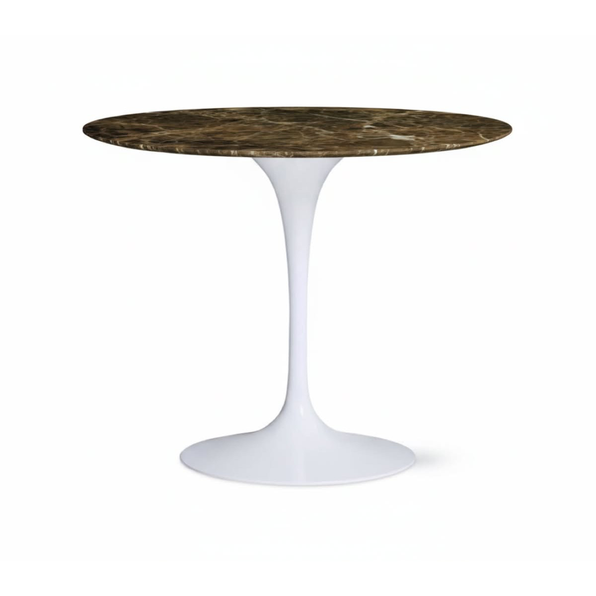 Knoll Saarinen Tavolo Tulip Ø 91 Marmo Emperador Brown