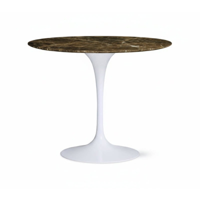 Knoll Saarinen Tavolo Tulip Ø 91 Marmo Emperador Brown