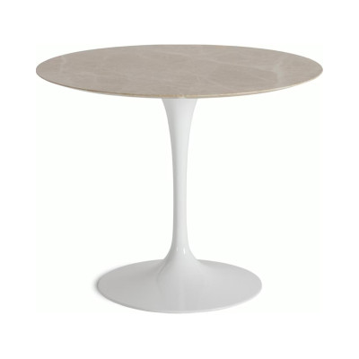 Knoll Saarinen Tavolo Tulip Ø 91 Marmo Emperador Light