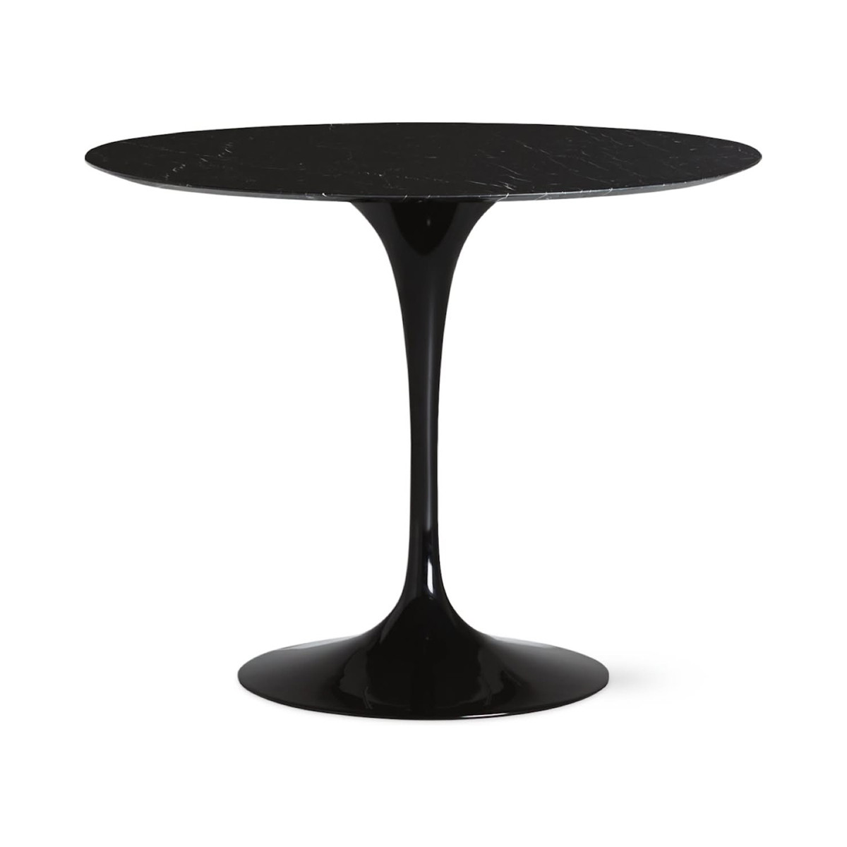 Knoll Saarinen Tavolo Tulip Ø 91 Marmo Nero Marquina 