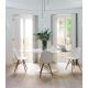 Tavolo Tulip 179x111 Marmo Carrara