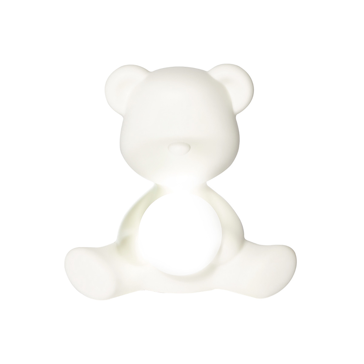 Teddy Girl Lamp ricaricabile White