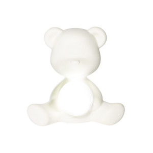 Teddy Girl Lamp ricaricabile White