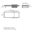 The Factory Lettino Vondom dimensioni