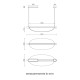 Thula 562.21 lampada a sospensione Tooy dimensioni