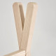 Tipi appendiabiti per bambini Maralis 148 x 50 cm in legno frassino dettaglio