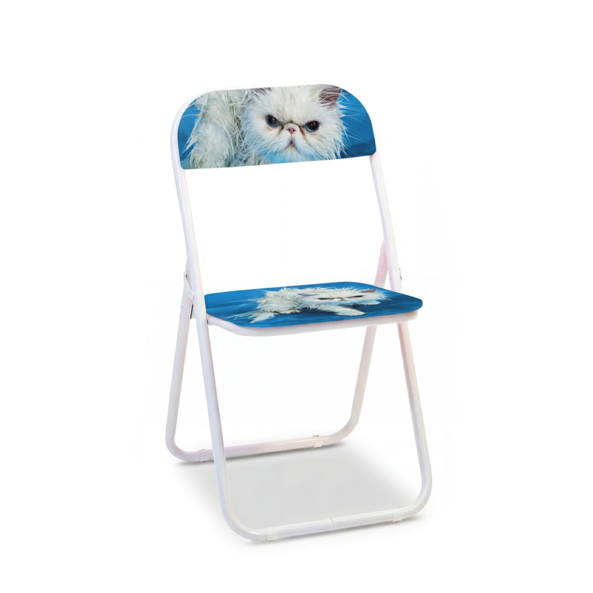 Toiletpaper Pets Sedia pieghevole Angry Cat Seletti