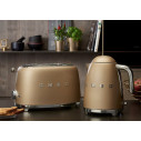 Tostapane 2 fette Smeg TSF01CHMEU Champagne ambientazione
