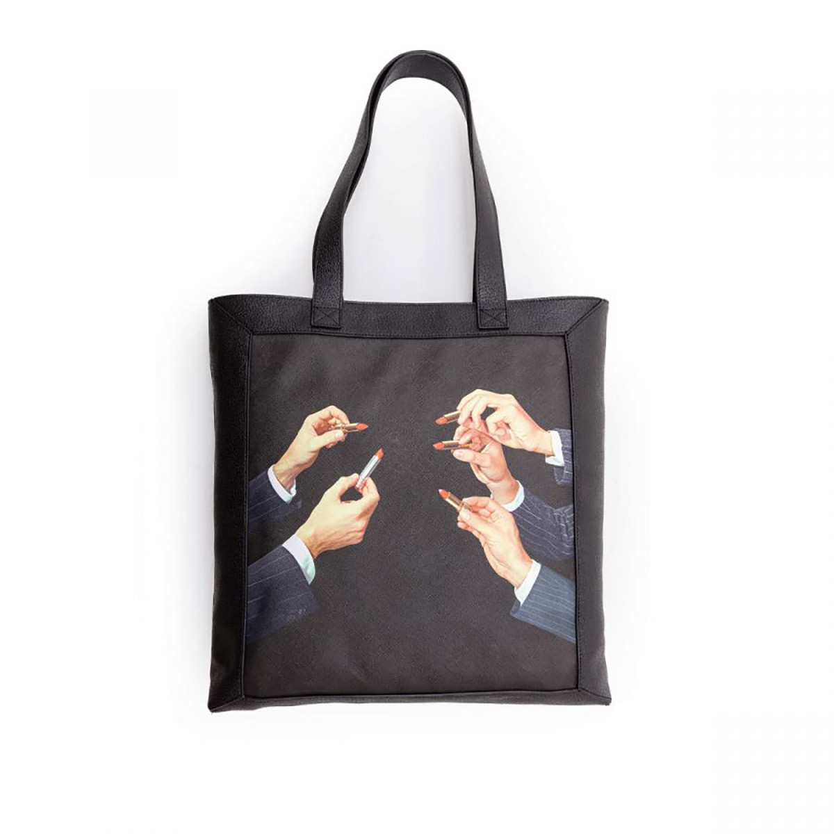 Tote Bag Black Lipstick Seletti