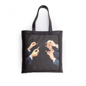 Tote Bag Black Lipstick Seletti