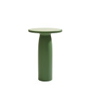 Toto Tavolo alto Ø 70 con piano in Durat integrato Qeeboo Balsam Green