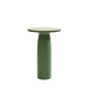 Toto Tavolo alto Ø 70 con piano in Durat integrato Qeeboo Balsam Green