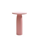 Toto Tavolo alto Ø 70 con piano in Durat integrato Qeeboo Pink