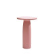 Toto Tavolo alto Ø 70 con piano in Durat integrato Qeeboo Pink