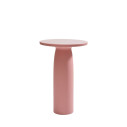 Toto Tavolo alto Ø 70 piano in vetro integrato Qeeboo Pink