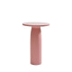 Toto Tavolo alto Ø 70 piano in vetro integrato Qeeboo Pink