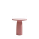 Toto Tavolo Ø 70 piano Durat integrato Qeeboo Pink