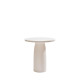 Toto Tavolo Ø 70 cm piano in vetro integrato Qeeboo Warm White