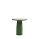 Toto Tavolo Ø 70 cm piano in vetro integrato Qeeboo Balsam Green