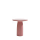 Toto Tavolo Ø 70 cm piano in vetro integrato Qeeboo Pink
