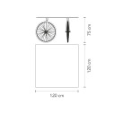 FontanaArte Tour Tavolo dimensioni