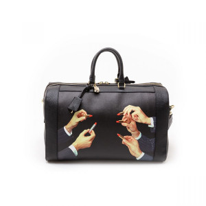 Travel Bag Black Lipstick Seletti