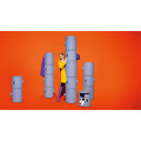 Tronco Contenitore multifunzionale Dove Grey Qeeboo ambientazione