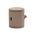 Tronco Contenitore multifunzionale Dove Grey Qeeboo vista