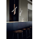 Tubes 3 lampada a sospensione Nemo Lighting ambientazione