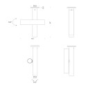 Tubes Ceiling lampada da soffitto Nemo Lighting dimensioni