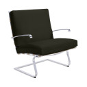 Knoll Mies Van Der Rohe Tugendhat Poltrona con braccioli in tessuto vista finitura Velvet