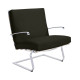 Knoll Mies Van Der Rohe Tugendhat Poltrona con braccioli in tessuto vista finitura Velvet