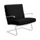 Knoll Mies Van Der Rohe Tugendhat Poltrona con braccioli in tessuto vista finitura Velvet