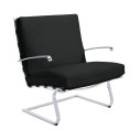 Knoll Mies Van Der Rohe Tugendhat Poltrona con braccioli in tessuto vista finitura Velvet
