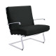 Knoll Mies Van Der Rohe Tugendhat Poltrona con braccioli in tessuto vista finitura Velvet
