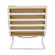 Knoll Mies Van Der Rohe Tugendhat Poltrona senza braccioli in tessuto vista