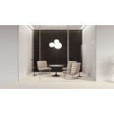 Knoll Mies Van Der Rohe Tugendhat Poltrona senza braccioli in tessuto vista