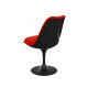 Knoll Saarinen Sedia Tulip girevole nera rivestita vista