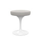 Knoll Saarinen Sgabello girevole Tulip bianco vista