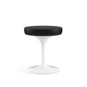 Knoll Saarinen Sgabello girevole Tulip bianco vista